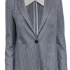 Anine Bing - Grey Pin Stripe Blazer Sz M