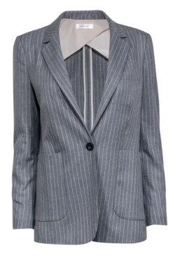 Anine Bing - Grey Pin Stripe Blazer Sz M