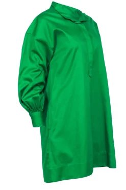 Ann Mashburn - Green Collared Shirt Dress Sz S