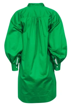 Ann Mashburn - Green Collared Shirt Dress Sz S