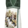 Anna Sui - White & Green Print Sleeveless Dress Sz 8