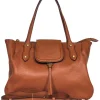 Annabel Ingall - Camel Leather Fold-Over Satchel