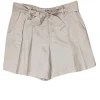Anne Fontaine - Beige Tie Waist Shorts Sz 12