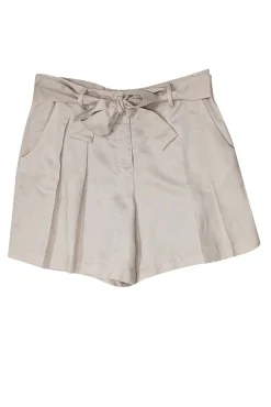 Anne Fontaine - Beige Tie Waist Shorts Sz 12