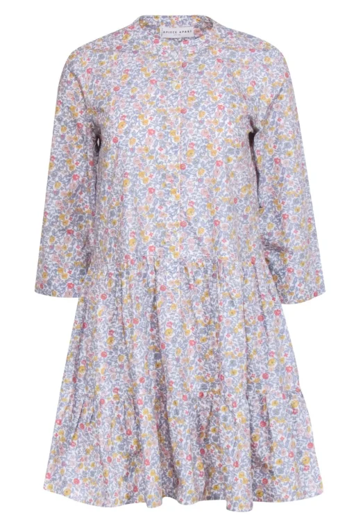 Apiece Apart - White w/ Blue, Red, & Yellow Floral Dress Sz XS