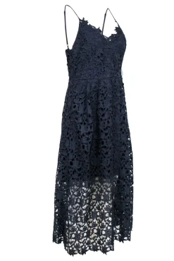 ASTR the Label - Grey Lace Midi Dress Sz XL