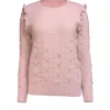 Autumn Cashmere - Lilac Textured Cashmere & Wool Blend Sweater Sz M