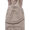 Badgley Mischka - Champagne Strapless Dress Sz 8