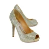Badgley Mischka - Gold & Silver Metallic Pumps Sz 5.5