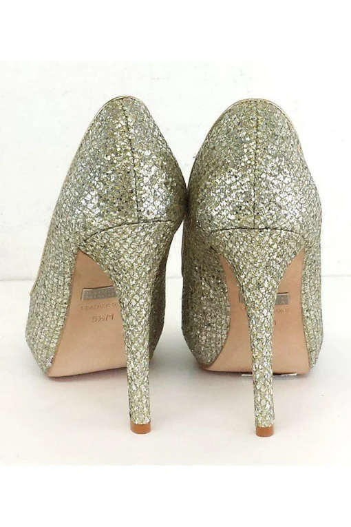 Badgley Mischka - Gold & Silver Metallic Pumps Sz 5.5