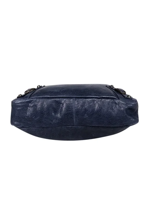 Balenciaga - Navy Leather City Crossbody Bag