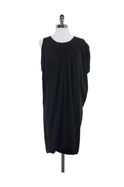 Bally - Black Silk Sleeveless Dress Sz S