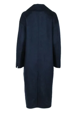 Banana Republic - Navy Wool Blend Long Coat Sz S