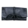 Barneys New York - Black Foldover Clutch w/ Tie Straps