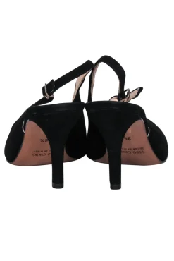 Barney's New York - Black Sling Back Pumps Sz 6.5