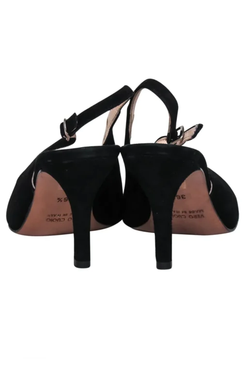 Barney's New York - Black Sling Back Pumps Sz 6.5