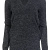 Barrie - Grey Cashmere Sweater w/ Elbow Pads Sz M
