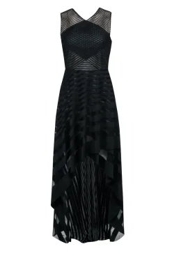 BCBG Max Azria - Black High-Low Sleeveless Formal Dress Sz 6