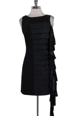 BCBG Max Azria - Black Knotted Straps Dress Sz 0