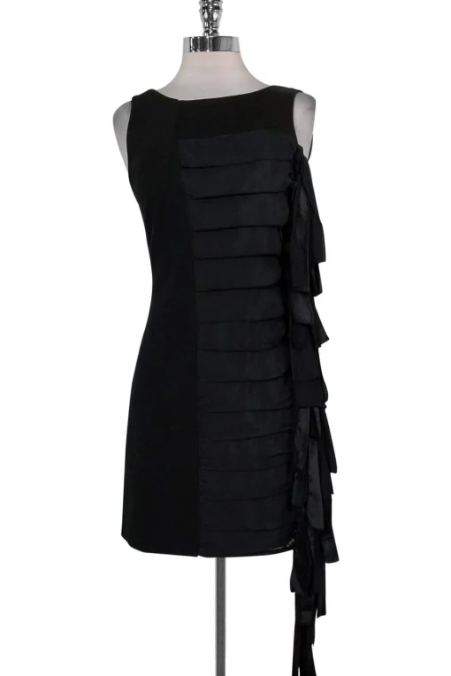BCBG Max Azria - Black Knotted Straps Dress Sz 0