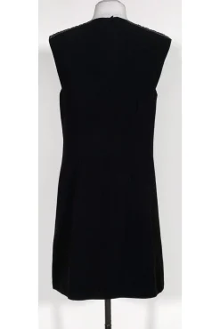 BCBG Max Azria - Black Mirrored Shoulders Dress Sz S