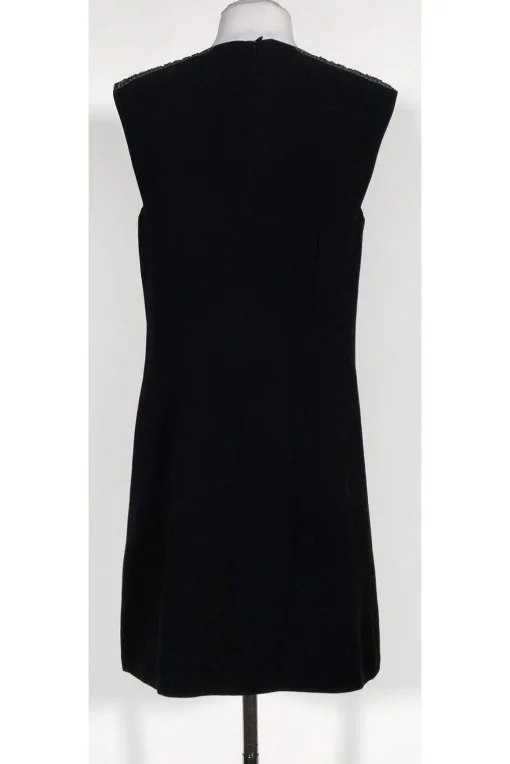 BCBG Max Azria - Black Mirrored Shoulders Dress Sz S