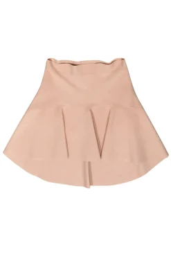 BCBG Max Azria - Blush Pink High-Low Bandage-Style Circle Skirt Sz M