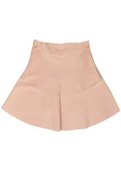 BCBG Max Azria - Blush Pink High-Low Bandage-Style Circle Skirt Sz M