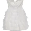 BCBG Max Azria - Cream Strapless Ruffle Skirt Dress Sz 0