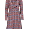 BCBG Max Azria - Multicolored Patterned Cocktail Dress Sz 2