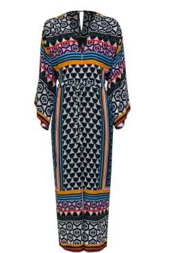 BCBG Max Azria - Multicolor Printed Dolman Sleeve Jumpsuit Sz XXS