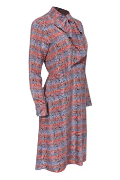 BCBG Max Azria - Multicolored Patterned Cocktail Dress Sz 2