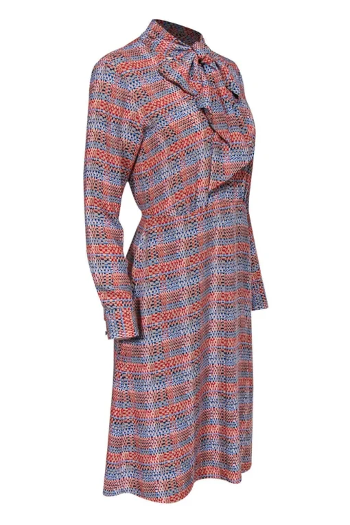 BCBG Max Azria - Multicolored Patterned Cocktail Dress Sz 2