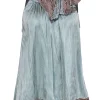 BCBG Max Azria - Striped Silk Gathered Neck Tank Sz S