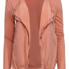 BOSS Hugo Boss - Pink Open Front Cardigan w/ Silk Underlay Sz XS