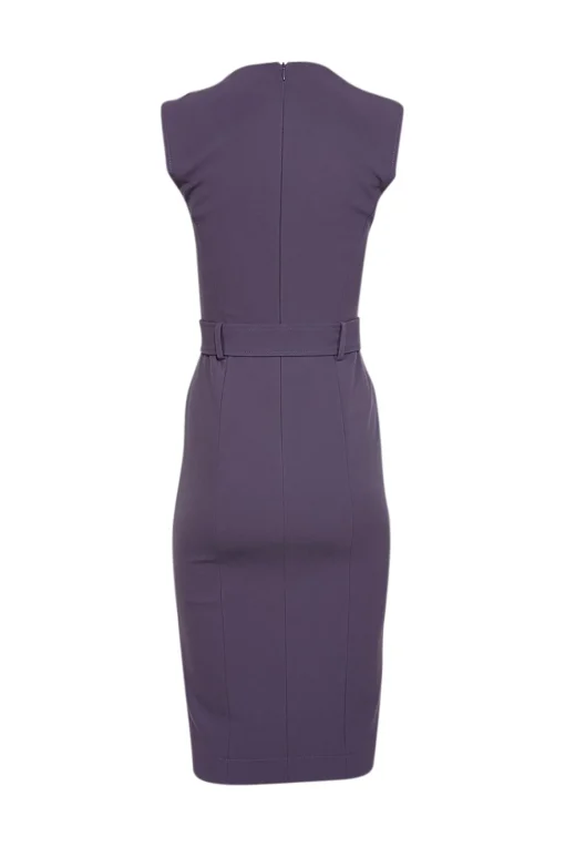BOSS Hugo Boss - Purple Belted Sheath Dress Sz 0