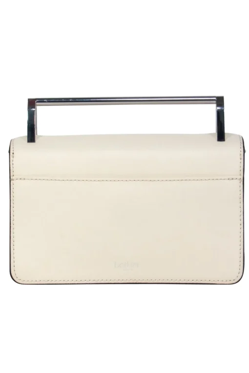 Botkier - Ivory & Black "Lennox" Convertible Crossbody w/ Bar Handle