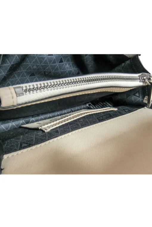Botkier - Ivory & Black "Lennox" Convertible Crossbody w/ Bar Handle
