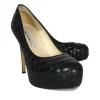 Brian Atwood - Black Leather Quilted Pumps Sz 9