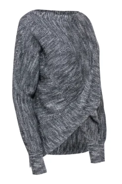 Brochu Walker - Grey Cashmere & Wool Blend Sweater Sz M