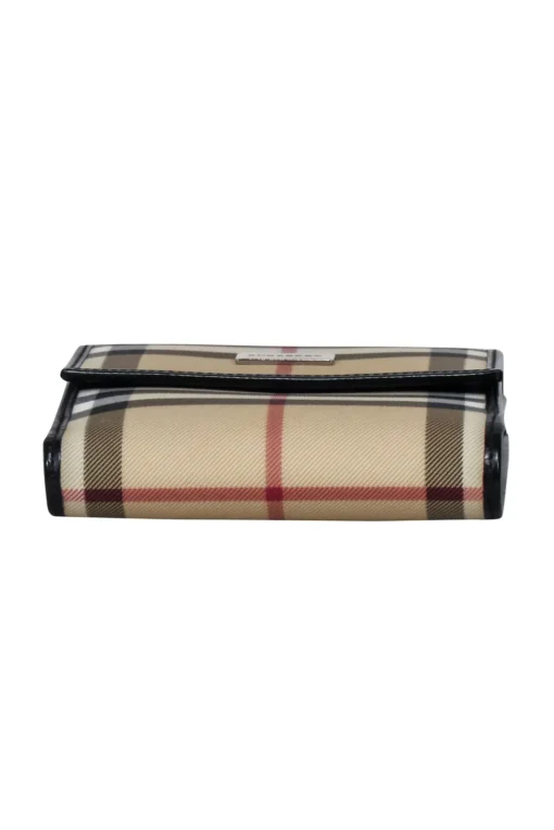 Burberry - Beige Signature Plaid Square Wallet