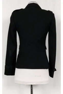 Burberry - Black Wool Jacket Sz 2