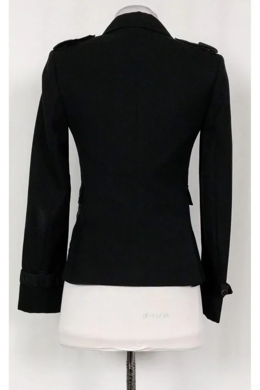 Burberry - Black Wool Jacket Sz 2