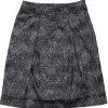 Burberry - Metallic Grey, Black, Olive & Blue Skirt Sz 4