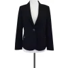 Burberry - Navy Wool Pinstripe Jacket Sz 8