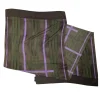Burberry - Olive, Green, & Lavender Cashmere Blend Scarf