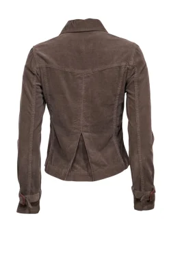 Burberry - Olive Green Corduroy Button Jacket Sz 4