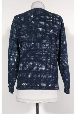 Carven - Tie Dye Zipper Embroidered Sweatshirt Sz S