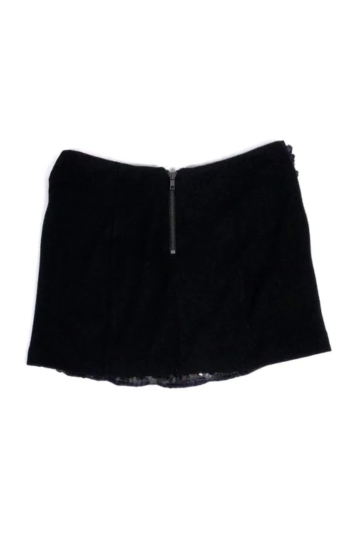 Catherine Malandrino - Black Sequin Miniskirt Sz 8