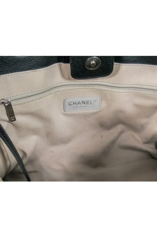 Chanel - Deauville Tote Glazed Calfskin Leather